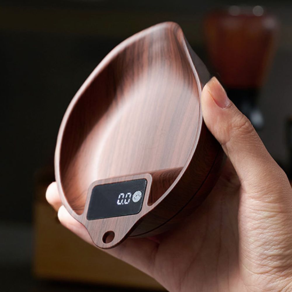 Coffee Tea Bean Leaf - Balance à café numérique LED avec