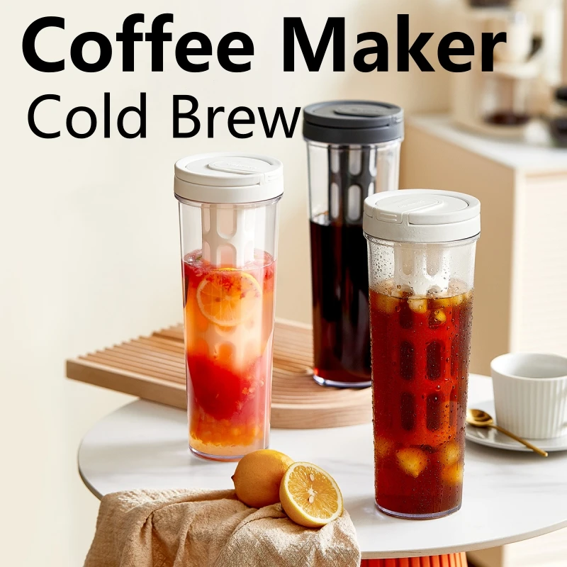 Cold Brew Bottle - Cafetière à infusion froide manuelle 1L,