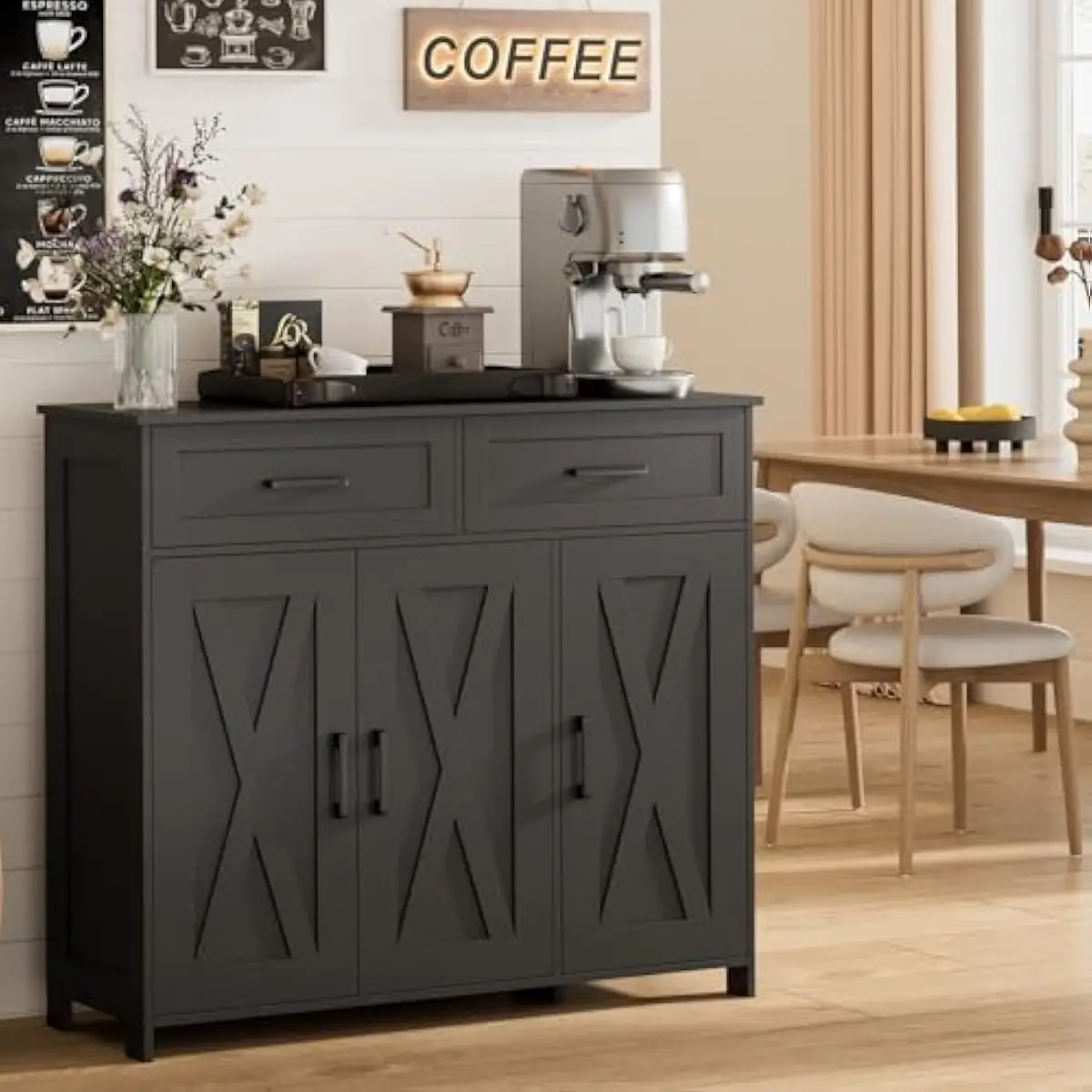 Coffee & Tea Collective - Armoire de rangement pour bar à