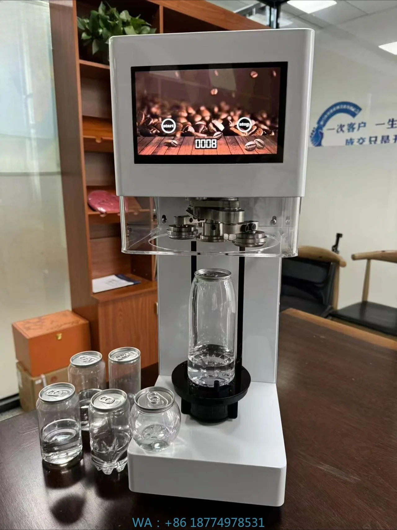 Juice Tea Coffee - Machine de scellage de canettes en