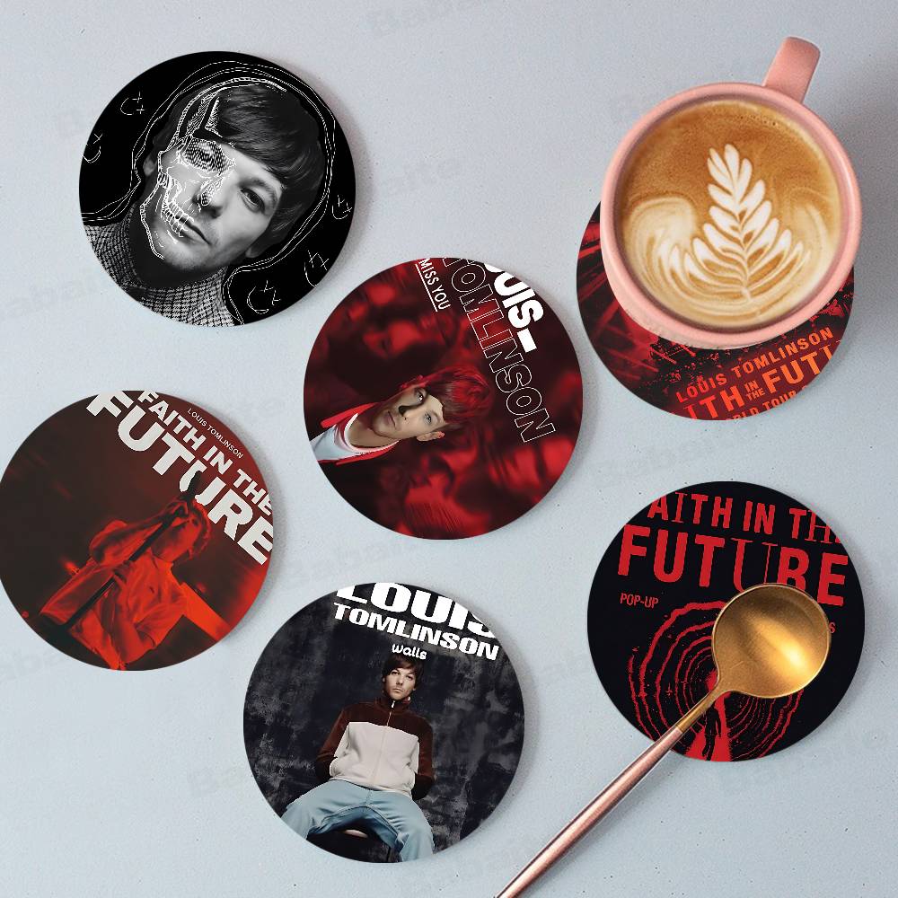 T And Tea Coffee - Ensemble de sous-verres en bois L-Louis