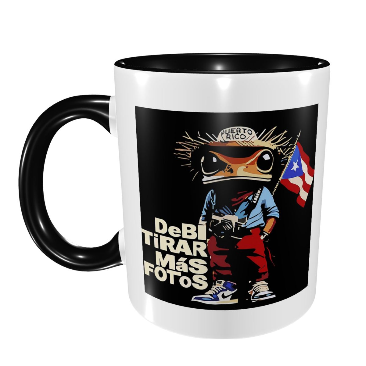 Coffee Tea Cup Foto - Mug amusant en céramique Bad Bunny