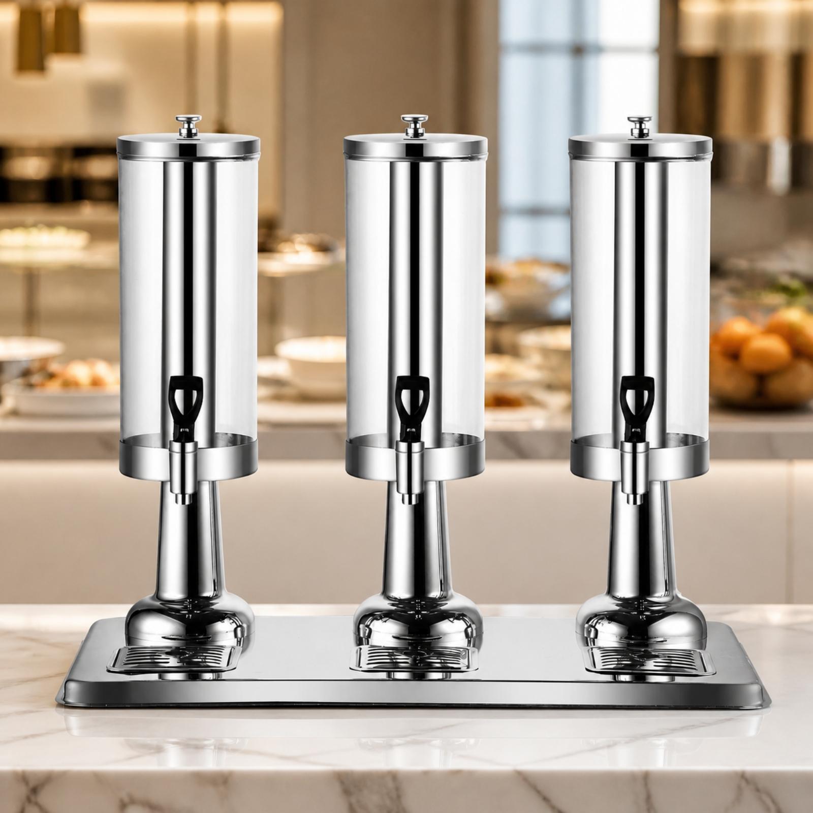 Juice Tea Coffee - Distributeur de boissons à triple robinet