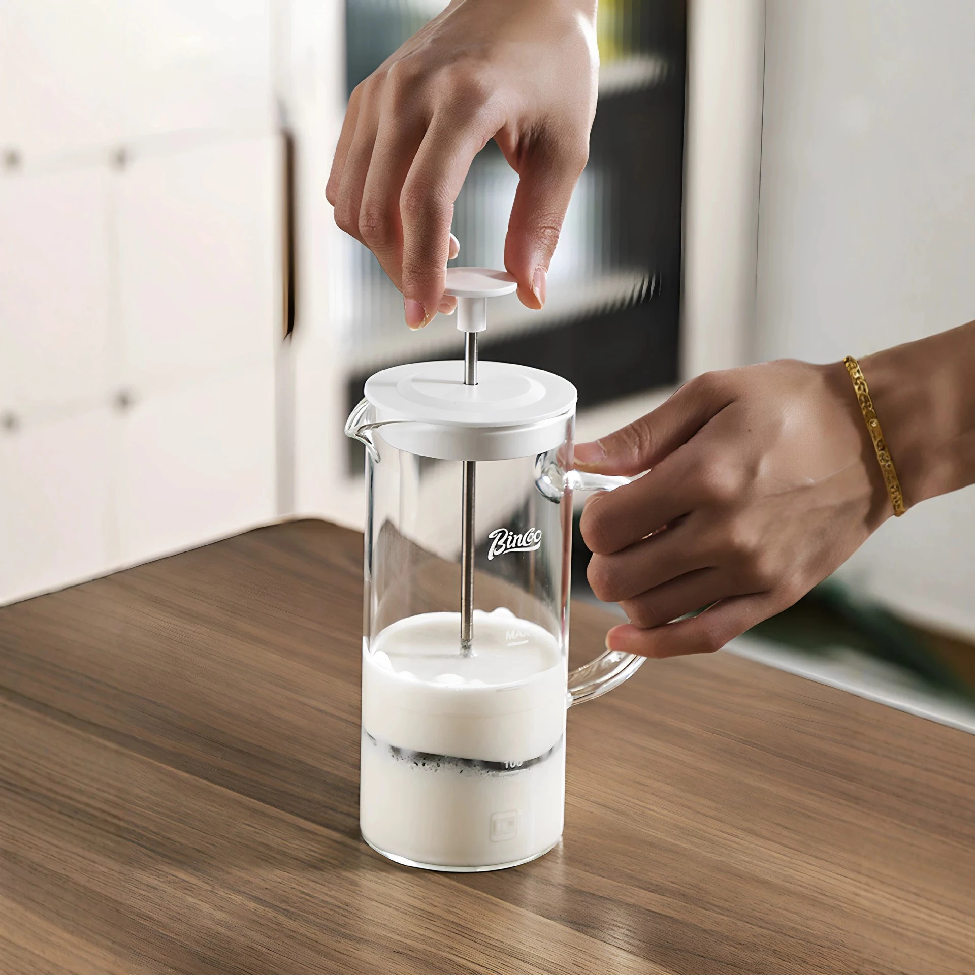 French Press Glass - Cafetière à piston 550 ml en