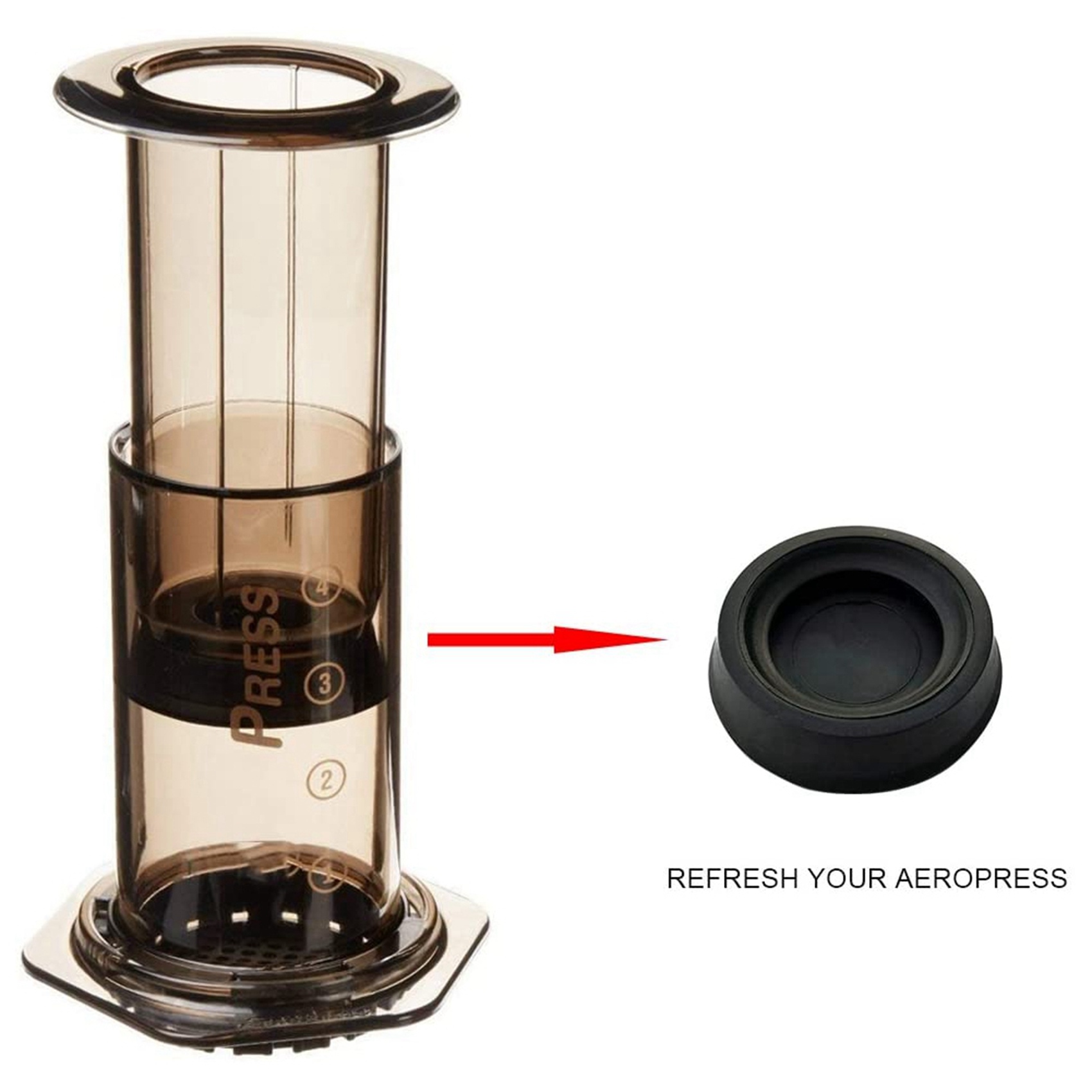 Aeropress Coffee Maker - Joint d'étanchéité en caoutchouc pour piston