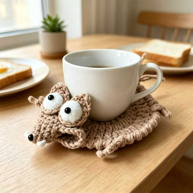 Sous-verre en crochet mignon e - Coffee Tea Day avis et prix
