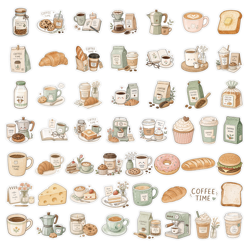 50-100 autocollants « Coffee T - Coffee Tea Journal avis et prix