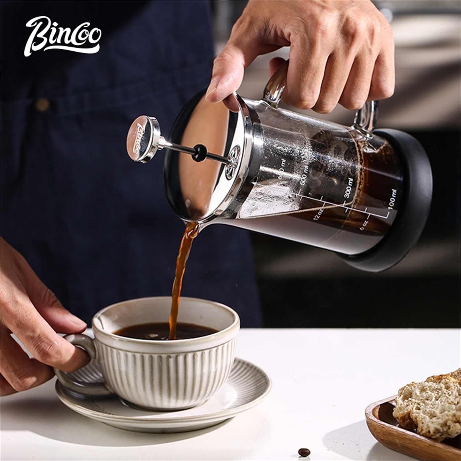 Bincoo Cafetière à Piston 350/ - French Press Glass avis et prix