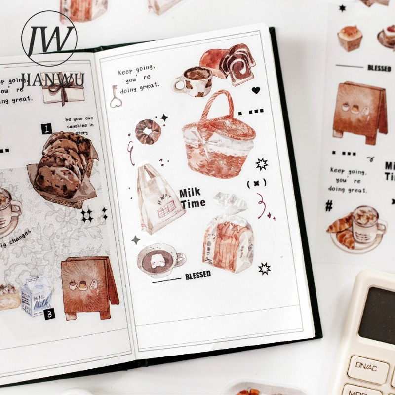 JIANWU Autocollant PET Vintage - Coffee Tea Journal avis et prix