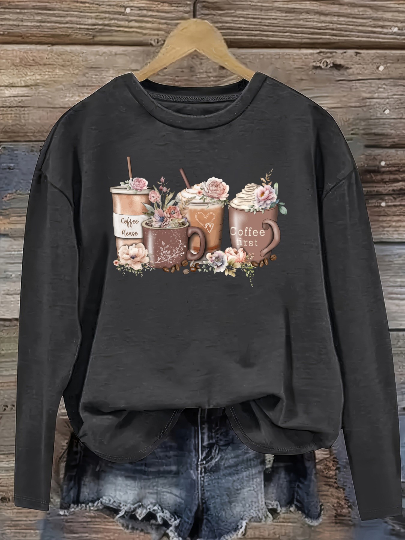 T-shirt décontracté à manches  - Coffee & Tea Collective avis et prix