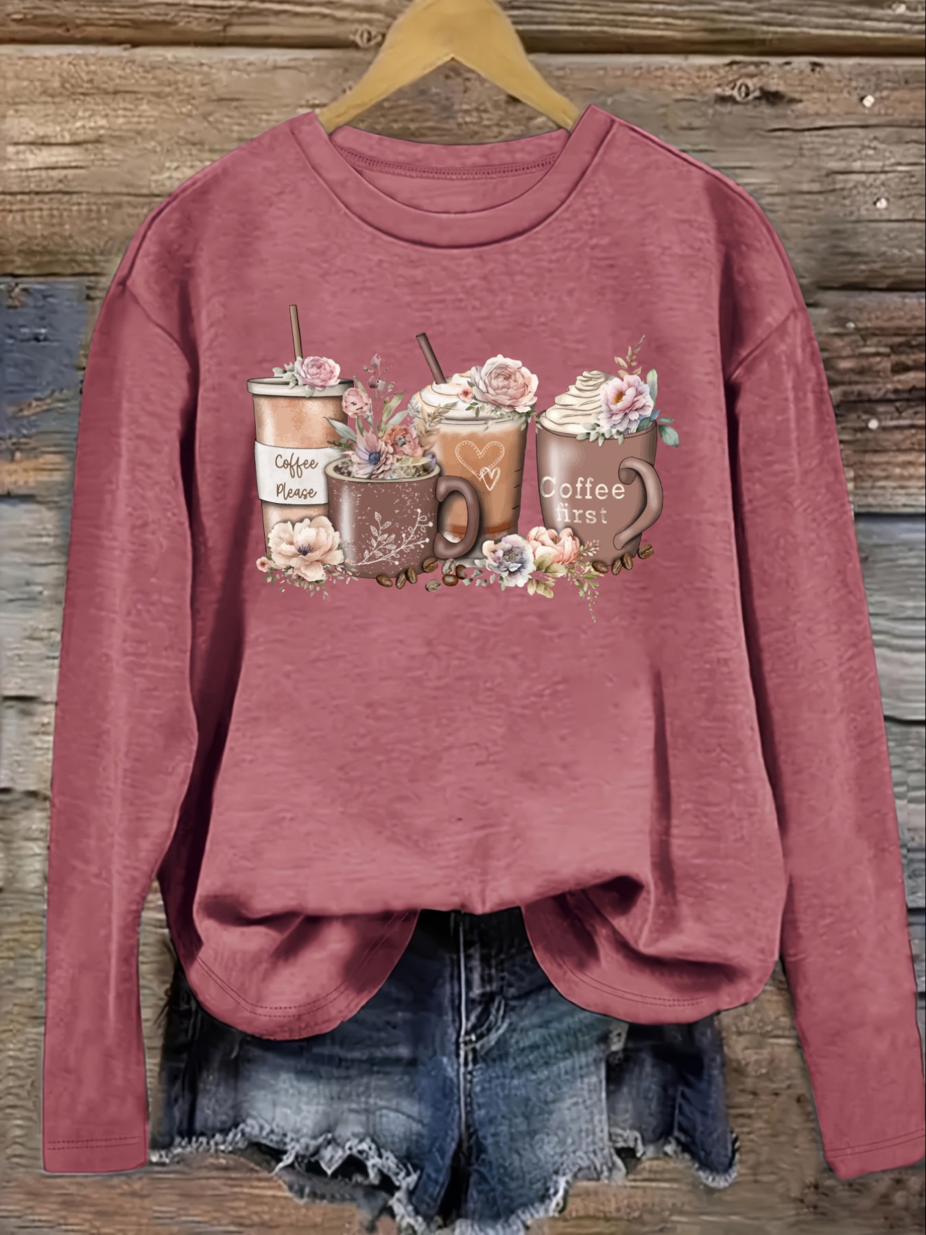 T-shirt décontracté à manches  - Coffee & Tea Collective avis et prix