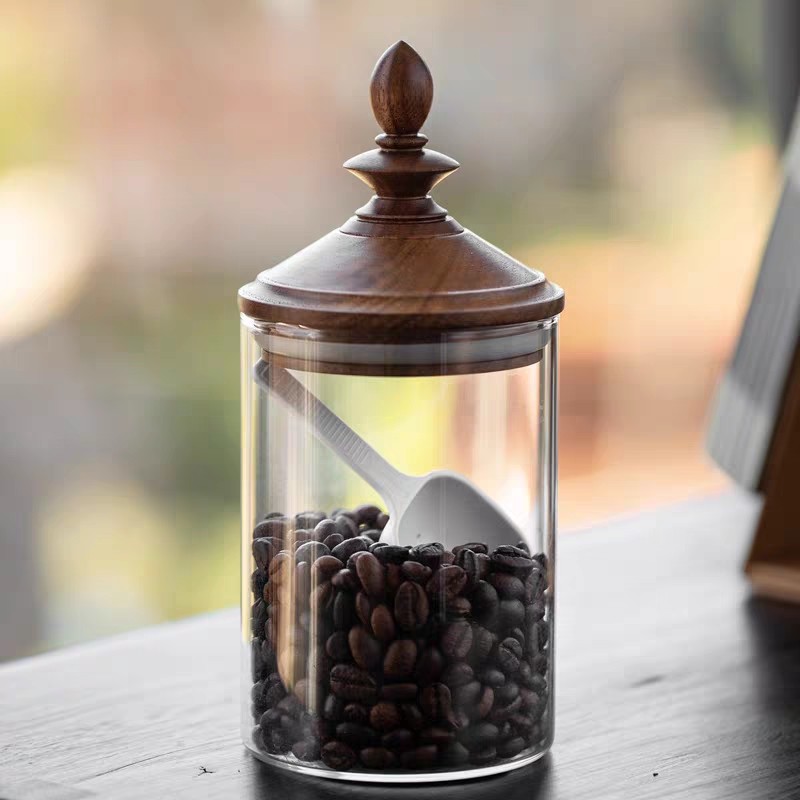 Pot de stockage de grains de c - Coffee Tea Bean Leaf avis et prix