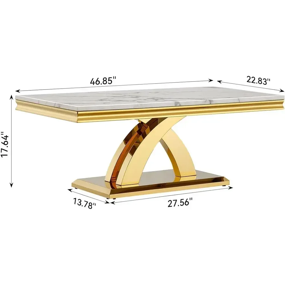Table basse de luxe en marbre  - Coffee X Tea avis et prix