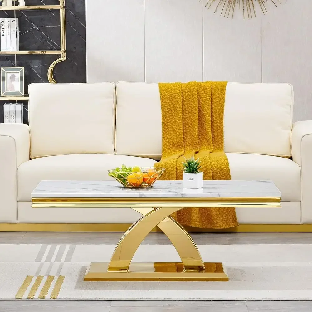 Table basse de luxe en marbre  - Coffee X Tea avis et prix