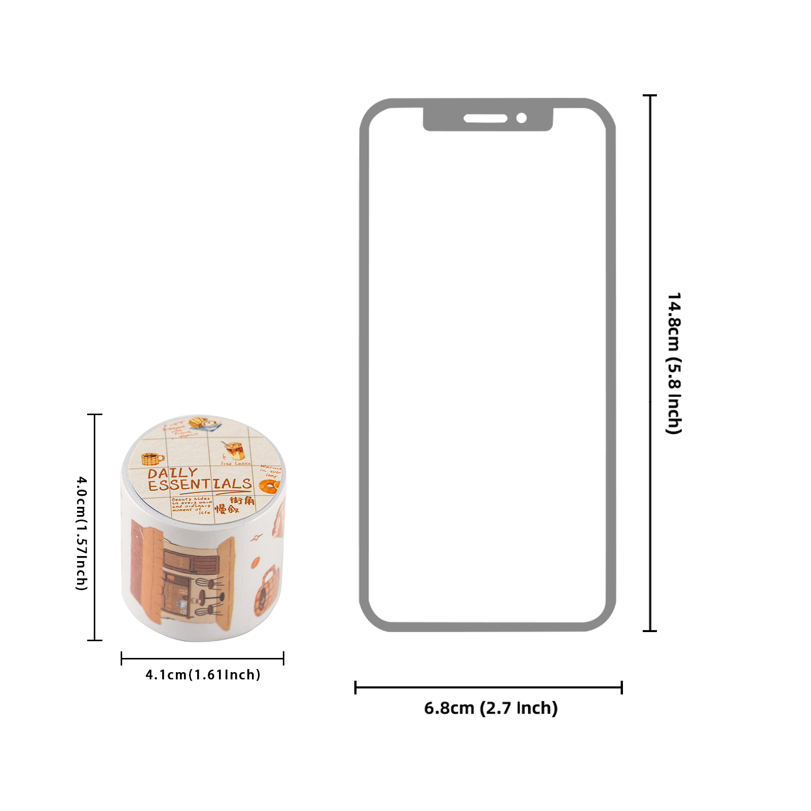 Etori Life 40 mm*2 m Ruban Was - Coffee Tea Journal avis et prix