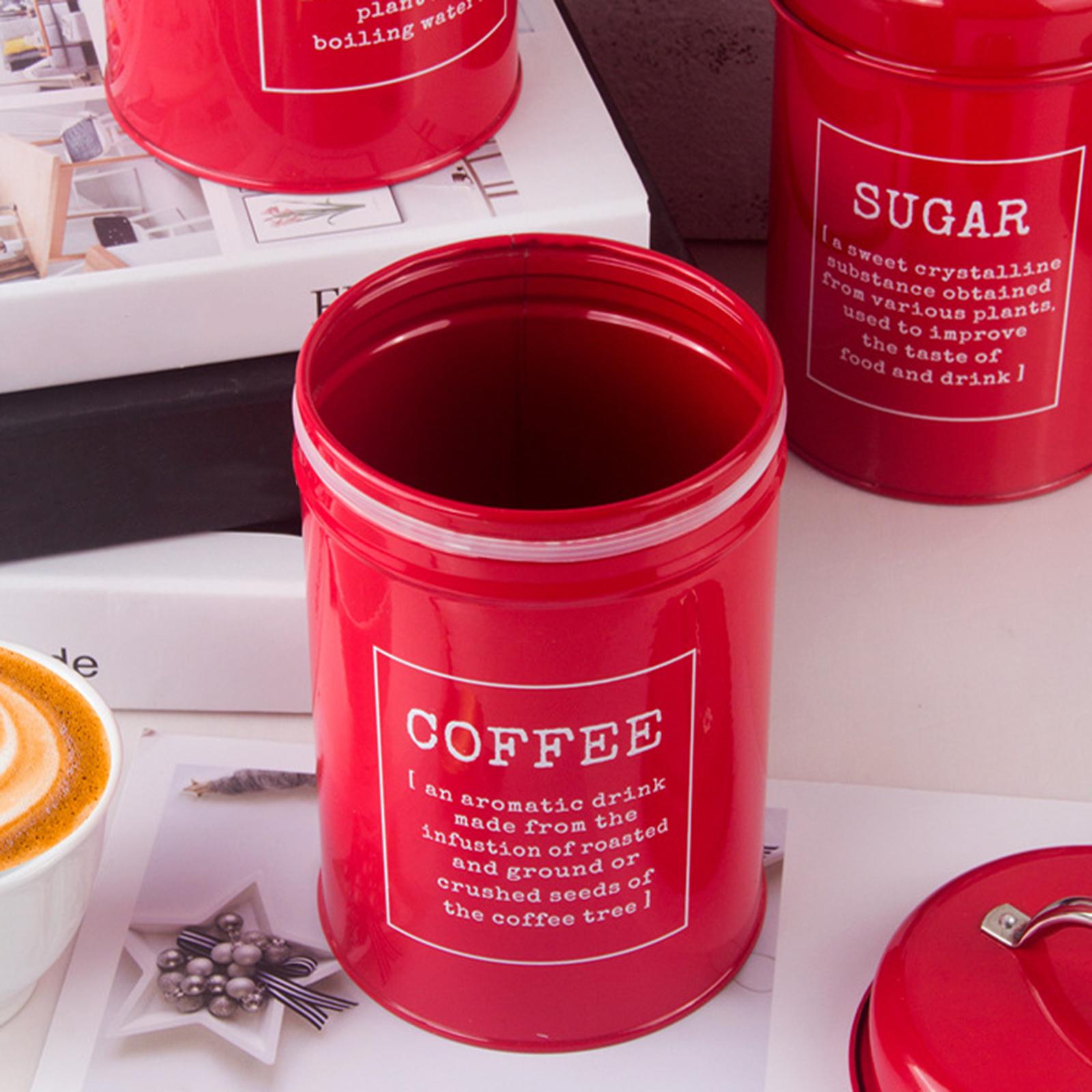 Ensemble de 3 boîtes de conser - Canister Coffee Sugar Tea avis et prix