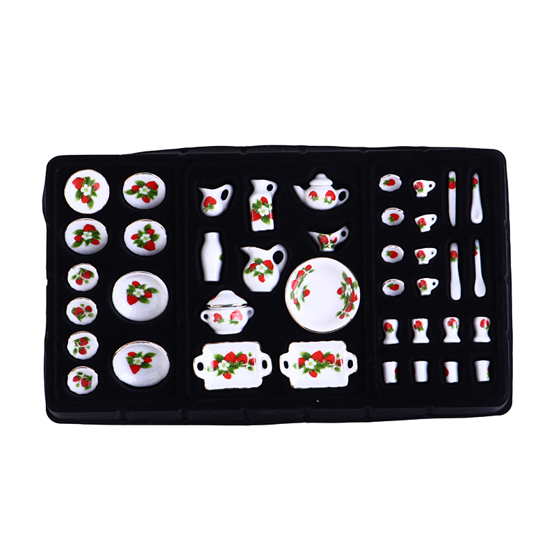 Miniature Butter House Flower  - Coffee Tea Sugar Set avis et prix