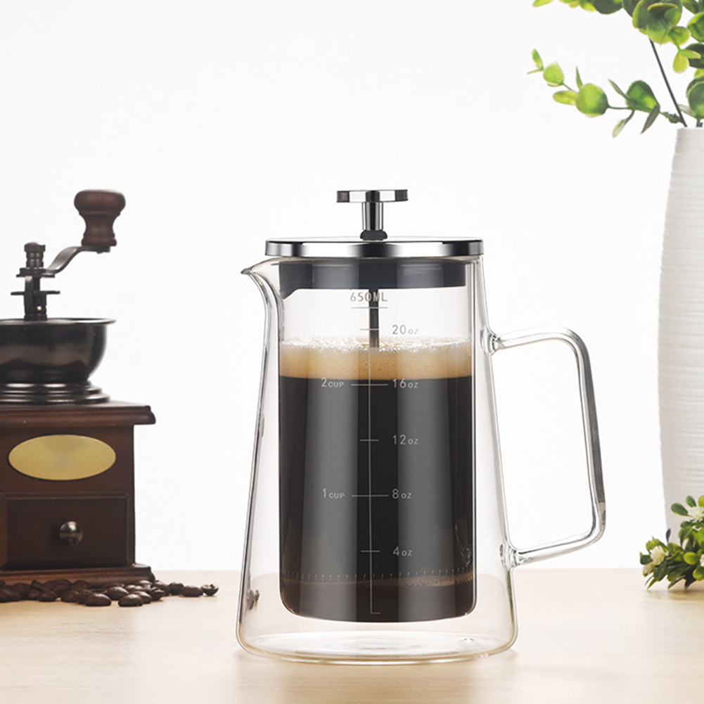 Pot à presse française Double  - French Press Glass avis et prix