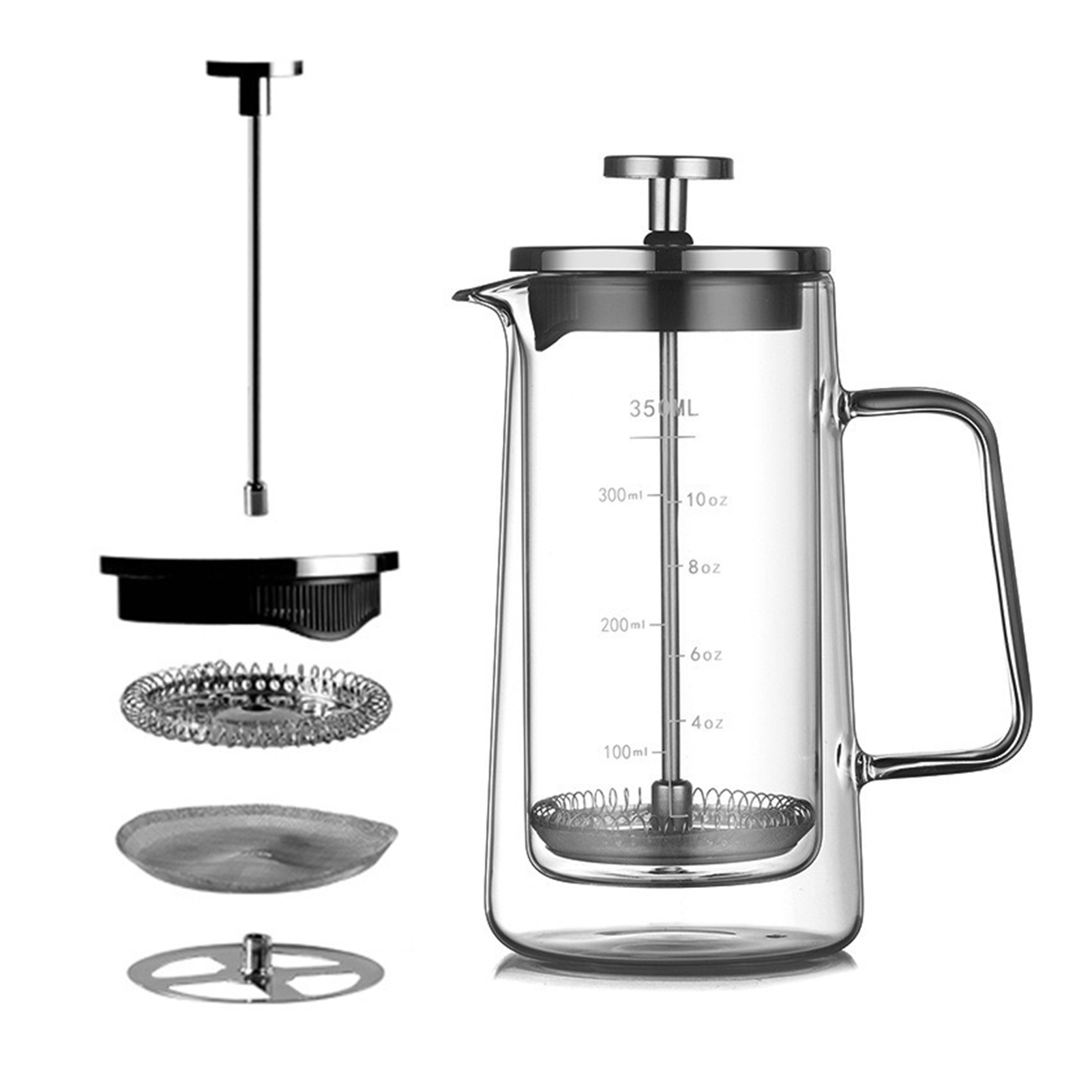 Pot à presse française Double  - French Press Glass avis et prix