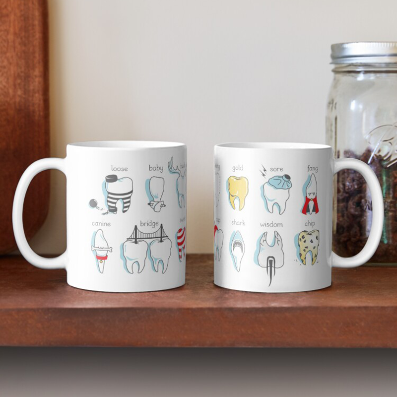 Tasse en céramique à motifs de - Coffee Tea Difference avis et prix