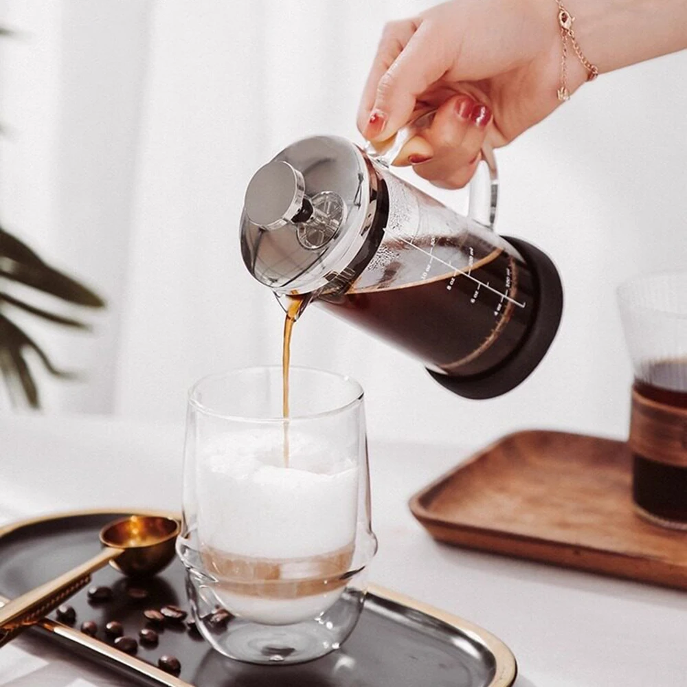 Cafetière à piston 550 ml en v - French Press Glass avis et prix