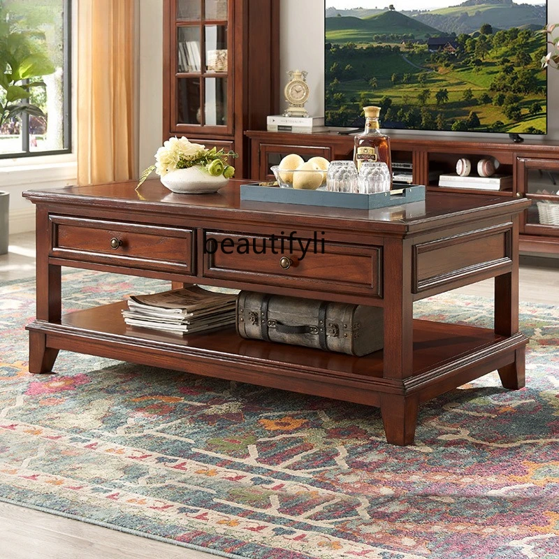 X Table basse tout en bois mas - Coffee X Tea avis et prix