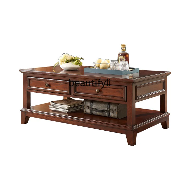 X Table basse tout en bois mas - Coffee X Tea avis et prix