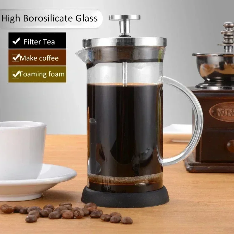 Cafetière en verre d'acier ino - French Press Glass avis et prix