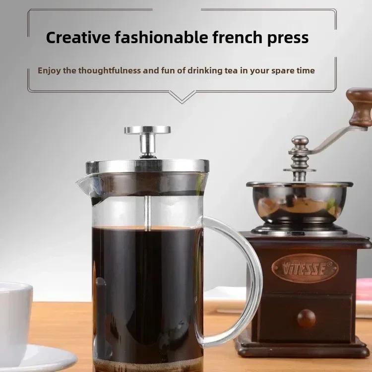 Cafetière en verre d'acier ino - French Press Glass avis et prix