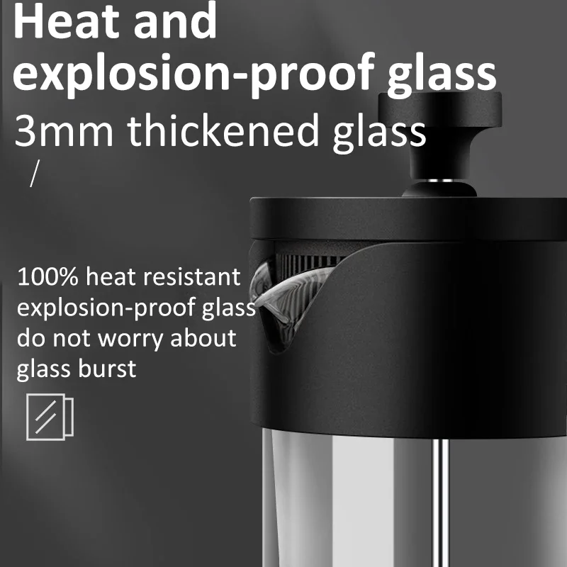 Cafetière à piston 350/600/100 - French Press Glass avis et prix