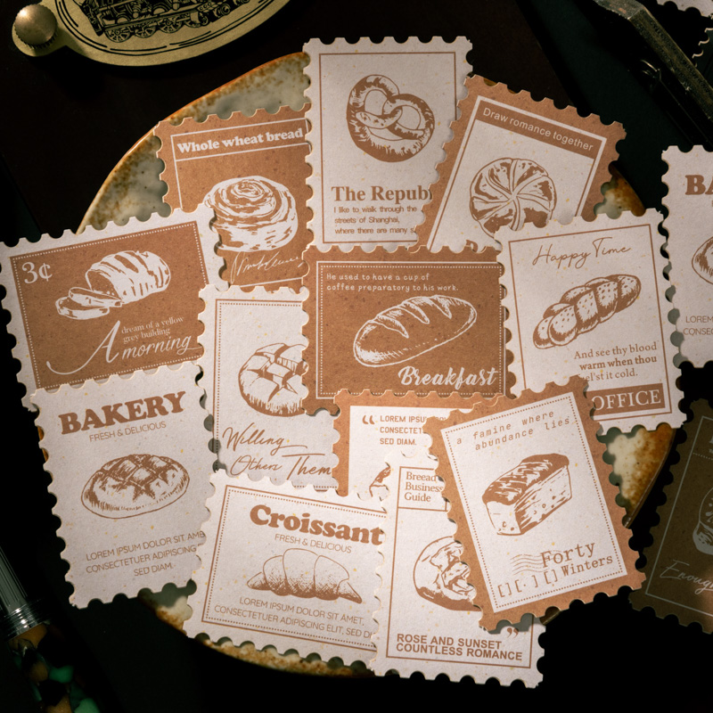 Lot de 45 autocollants vintage - Coffee Tea Journal avis et prix