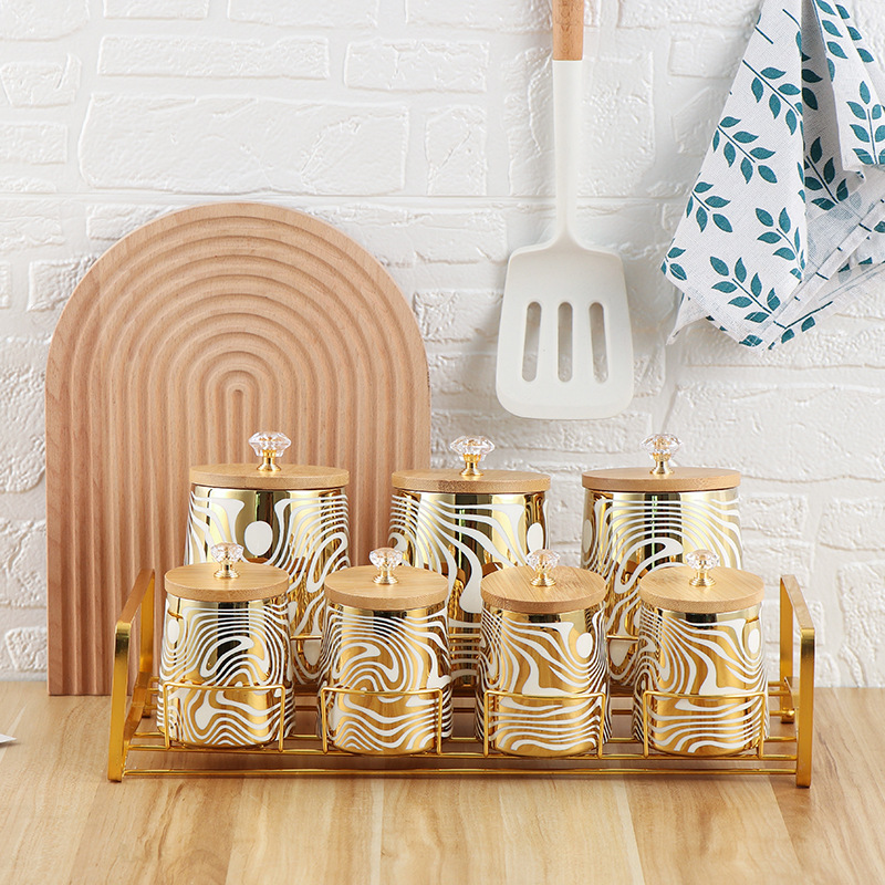 Ensemble de 7 boîtes de cuisin - Canister Coffee Sugar Tea avis et prix