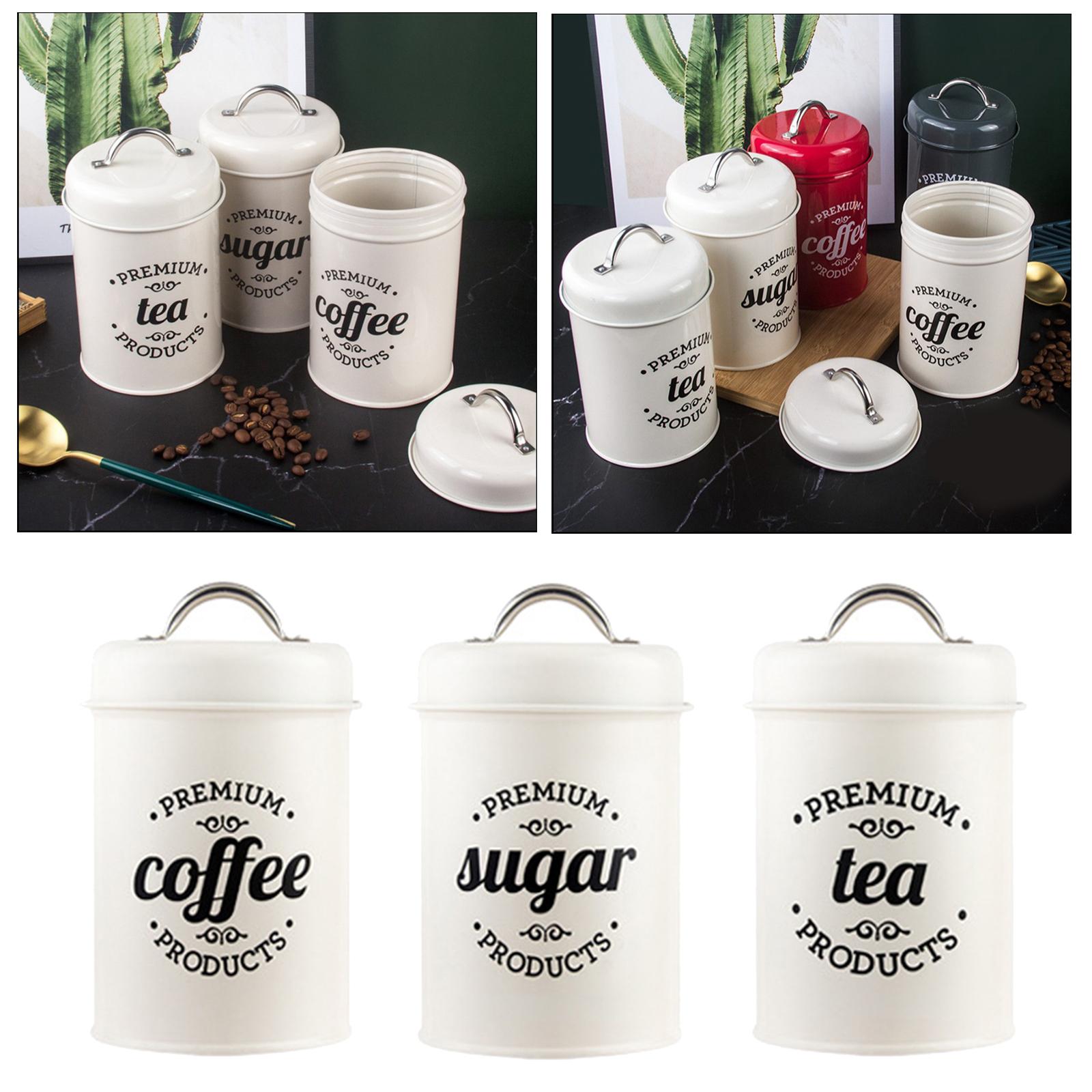 Ensemble de boîtes de cuisine  - Canister Coffee Sugar Tea avis et prix