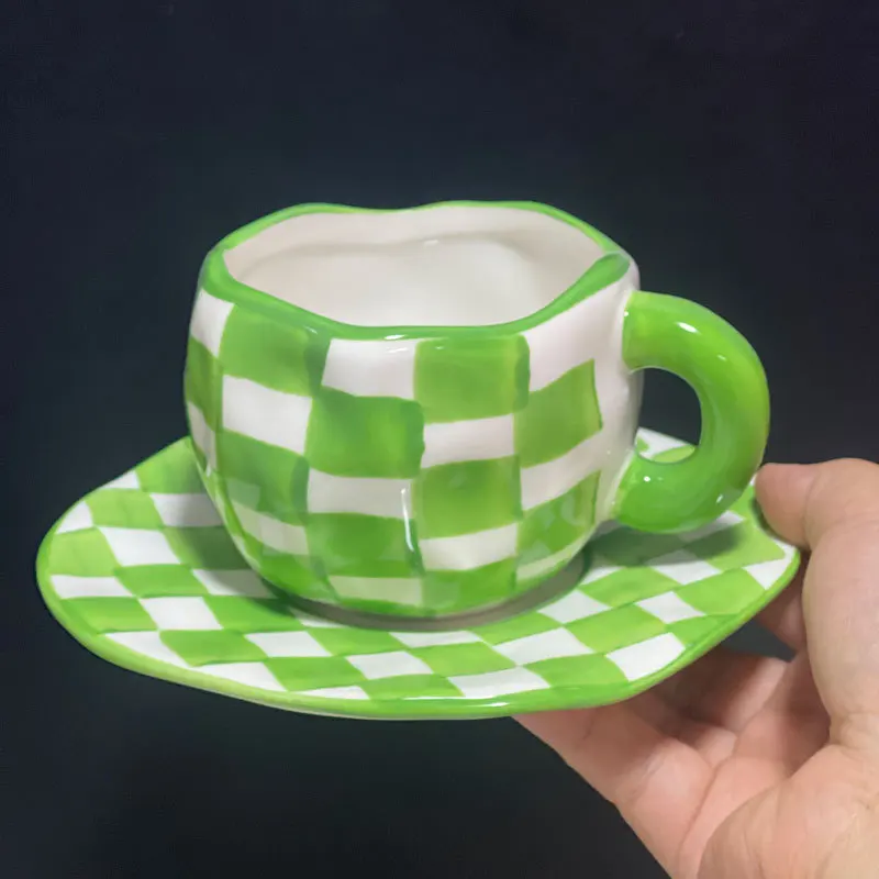 Tasse à café et soucoupe en cé - Alternative To Coffee And Tea avis et prix